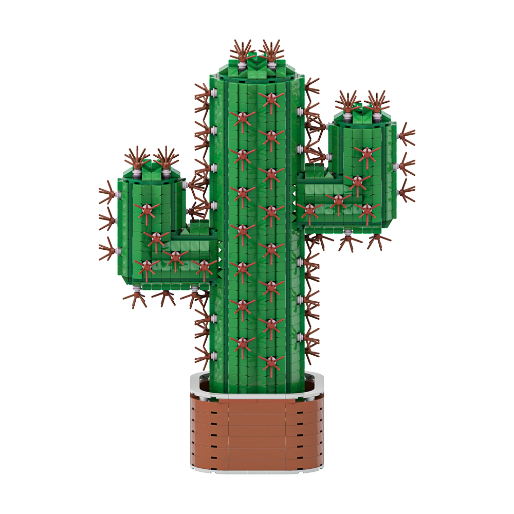Diy Electronics Gifts - Gobricks MOC The Giant Cactus Building