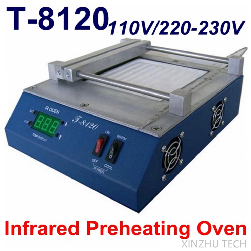 Hot Air Rework Station - PUHUI T-8120 Preheater IR Preheating Oven