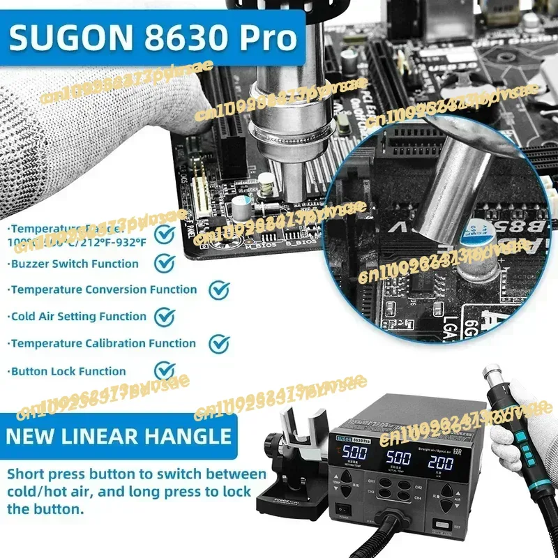 2025 2024 SUGON 8630Pro 1300W  - Hot Air Rework Station 评论和价格