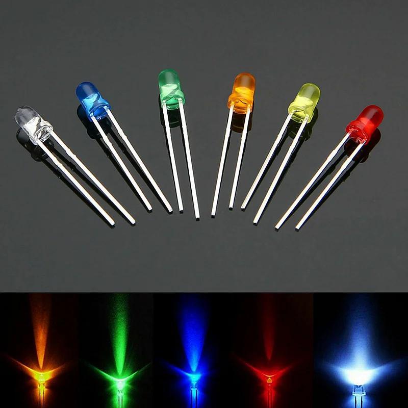 100/200PCS 3mm 5mm Multicolor  - R/Diy Electronics 评论和价格