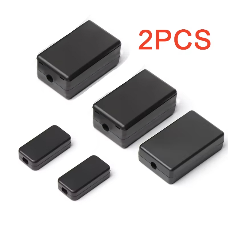 2PCS Plastic Waterproof Black  - Diy Electronics Organizer 评论和价格