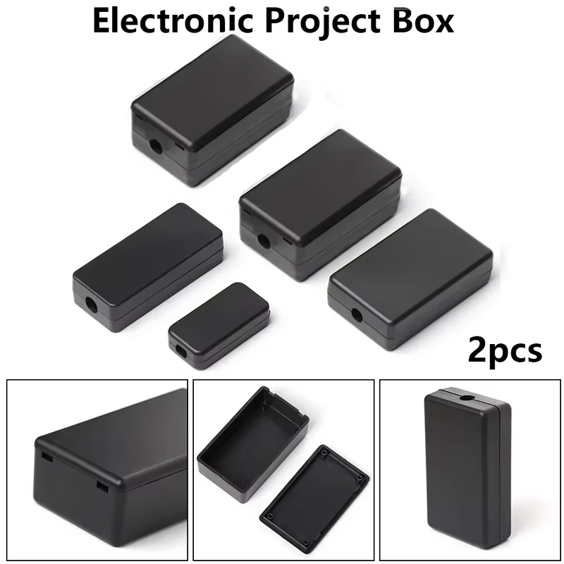 2PCS Plastic Waterproof Black  - Diy Electronics Organizer 评论和价格