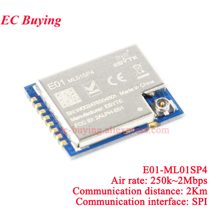10Pcs/1pc E01-2G4M27SX ML01SP4 - Nrf24L01 Module Wireless 评论和价格