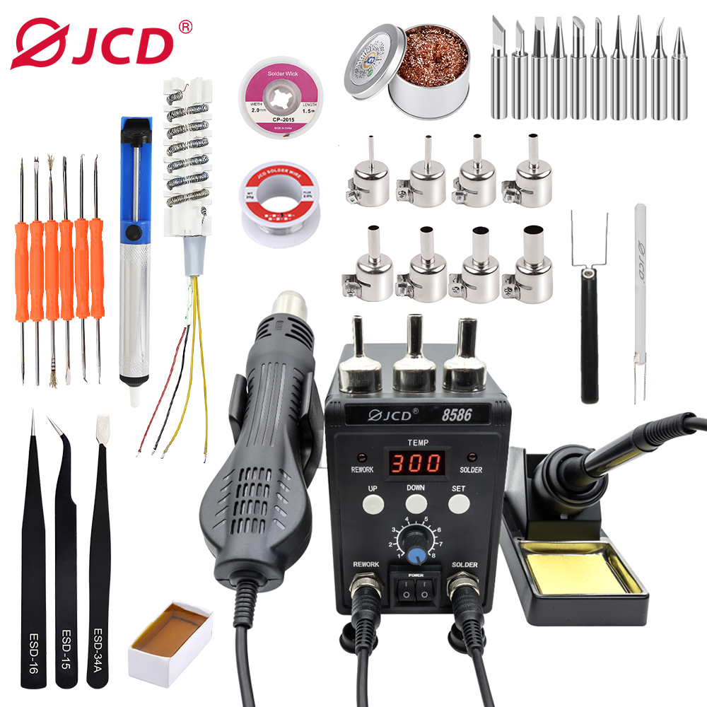 JCD 2 in 1 Soldering Station 8 - Hot Air Rework Station 评论和价格