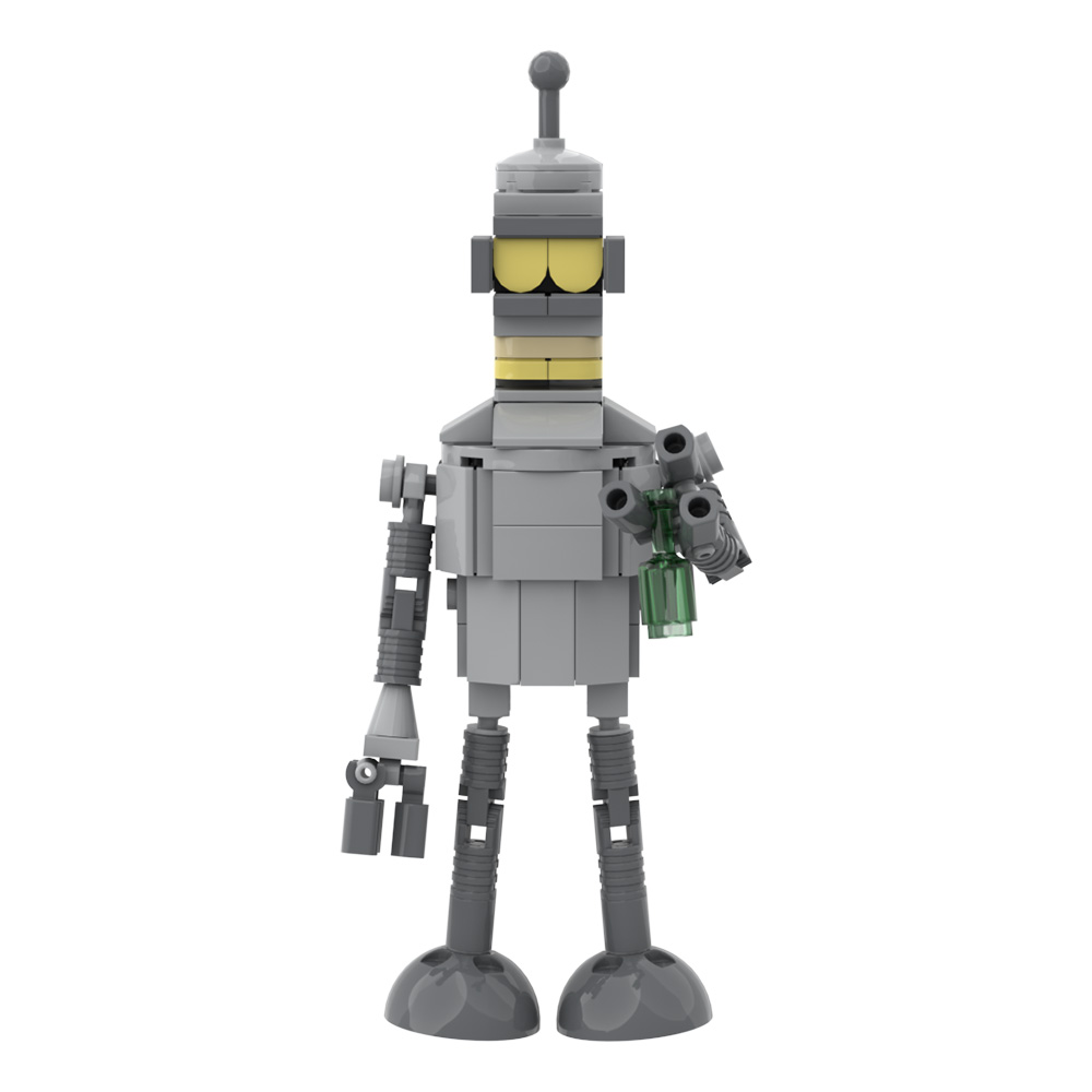MOC Mech Robot Futuramaeds Ben - Diy Electronics Gifts 评论和价格