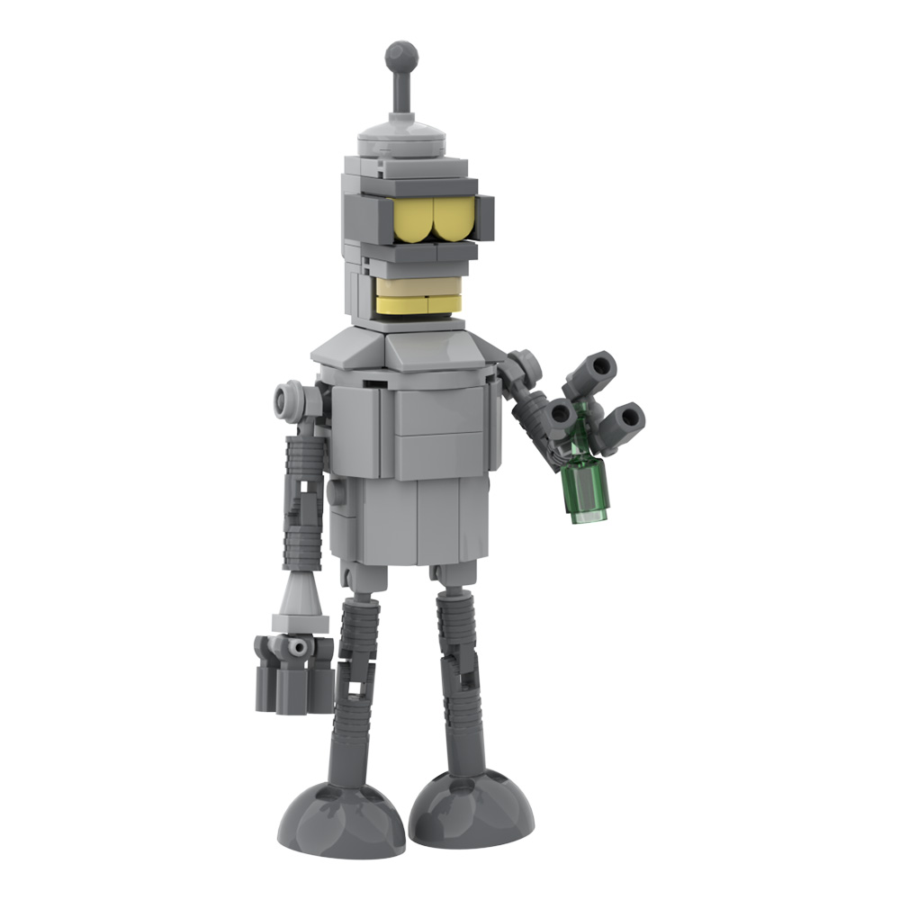 MOC Mech Robot Futuramaeds Ben - Diy Electronics Gifts 评论和价格